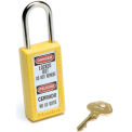 Master Lock&#174; Safety 411 Series Zenex&#153; Thermoplastic Padlock, Yellow