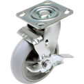 Global Industrial Replacement 6&quot; Swivel Caster for Hotel Cart (Model 603575)
