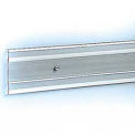 Pawling CR-4-8-132 Chair Rail, Polycarbonate, 4"H x 8'L, Clear