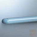 Rounded Accent Rail, 1-1/8&quot;H x 12&#39;L, Gray