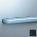 Rounded Accent Rail, 1-1/8&quot;H x 12&#39;L, Black