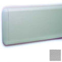 Wall Guard W/Rounded Top & Bottom Edges, 7-3/4&quot;H x 12&#39;L, Pearl Gray