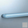 Rounded Accent Rail, 1-1/8&quot;H x 12&#39;L, Pearl Gray