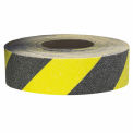 Self-Adhesive Anti-Slip Floor Tape in Rolls - 2&quot;Wx60'L Roll - Black/Yellow Stripes