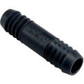 Orbit 37165 Irrigation 1/2&quot; Barb Coupling, Molded High-Impact Plastic, Black