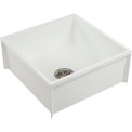 Fiat MSBID2424100 FIAT MSBID2424 24&quot; X 24&quot; Molded Stone Mop Sink