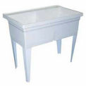 Fiat FLTDII100 Laundry Tub 40&quot;L x 24&quot;W x 33-1/4&quot;H Floor Mounted, White