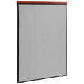 48-1/4"W x 61-1/2"H Deluxe Office Partition Panel, Gray