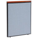 36-1/4"W x 43-1/2"H Deluxe Office Partition Panel, Blue