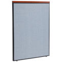 48-1/4"W x 61-1/2"H Deluxe Office Partition Panel, Blue