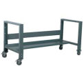 Stackbin 3512 Series Mobile Frame, 65&quot;W X 27&quot;D X 35-40&quot;H, Gray