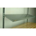 Stackbin Angled Cantilevered Shelf, 44&quot;W X 12&quot;D, Gray