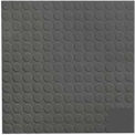 Black/Brown Rubber Tile Low Profile Circular Design 50cm, 19-11/16&quot;x19-11/16&quot;