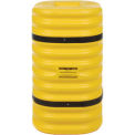9&quot; Round Opening, 42&quot; High, Eagle Column Protector, Yellow with Black Straps, 1709