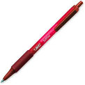 Bic Soft Feel Retractable Ball Pen, Medium, Red Barrel/Ink, Dozen