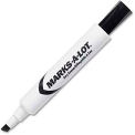 Avery Marks-A-Lot Dry-Erase Marker, Chisel Tip, Black Ink, Dozen
