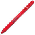 Pentel EnerGel Retractable Gel Pen, 0.7mm, Metal Tip, Red Ink, Dozen