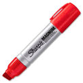 Magnum Permanent Marker, Extra Large Chisel, Red Ink - Pkg Qty 12