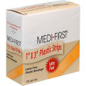 Medique 60033 Plastic Strip Bandage, 1&quot; x 3&quot; Strip, 100/Box