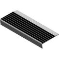 Babcock-Davis&#174; Stair Tread With Bar Abrasive BSTRB-A5D-48, 48&quot;W X 5&quot;D, Extruded Aluminum