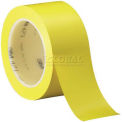 Solid Vinyl Tape Yellow 2&quot; x 36 Yds 5.2 Mil, 3/Pack, 3M 471