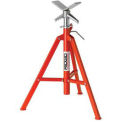 Ridgid&#174; Model No. Vf-99 V Head High Folding Pipe Stand, 12&quot; Max. Pipe Capacity, 28&quot;-52&quot; Height