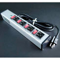Multi-Outlet Power Unit, 125V, 15A, 13&quot;L, 4 Outlets, 15' Cord