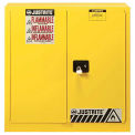 30 Gallon 2 Door, Manual, Flammable Cabinet, 36&quot;W x 24&quot;D x 35&quot;H, Yellow