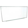 Magnetic Dry Erase White Board - Steel Surface - Aluminum Frame - 96 x 40
