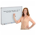 Magnetic Dry Erase White Board - Steel Surface - Aluminum Frame - 36 x 24