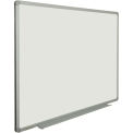 Global Industrial Steel Magnetic Dry Erase White Board, 48" x 36"