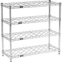Global Industrial Wine Bottle Rack - 36 Bottle 36"W x 14"D x 34"H, Chrome