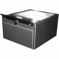Shuresafe Duo-Drawer w/Sliding Deal Tray, 10"H For 4-1/2" Thick Wall, UL Bullet Resistant
