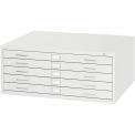 Safco 4994WHR 5-Drawer Steel Flat File for 24&quot; x 36&quot; Documents, White