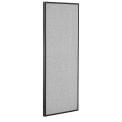 Global Industrial 24-1/4&quot;W x 60&quot;H Office Partition Panel, Gray