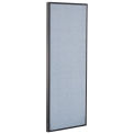 Global Industrial 24-1/4"W x 60"H Office Partition Panel, Blue