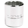 Proto 3/8" Drive Socket 24mm, 12 Point, 1-5/16" Long, J5224M
