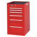 Side Cabinet - 6 Drawer, Red, 19-1/2"L X 34"H X 25"D