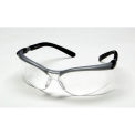 BX&#8482; Protective Eyewear, Silver/Black Frame, Clear Lens