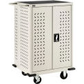 Mobile Storage & Charging Cart, 36 Tablet Device Capacity, Putty