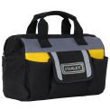 Stanley STST70574 12&quot; Tool Bag, Polyester, Black