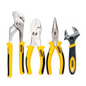 4 Piece Plier & Wrench Set (Long Nose, Slip Joint, Tongue & Groove, Adj. Wrench)