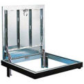 Bilco Drainage Channel Frame, Double Leaf, 316 Stainless Steel Hardware, 60&quot;Lx60&quot;W