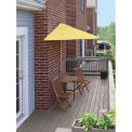 TERRACE MATES&#174; BISTRO Standard 5 Pc. Set W/ 9 Ft. Umbrella, Yellow Sunbrella