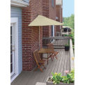TERRACE MATES&#174; VILLA Economy 5 Pc. Set W/ 7.5 Ft. Umbrella, Antique Beige Olefin