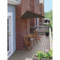 TERRACE MATES&#174; VILLA Economy 5 Pc. Set W/ 7.5 Ft. Umbrella, Chocolate Olefin