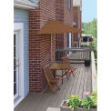 TERRACE MATES&#174; VILLA Standard 5 Pc. Set W/ 9 Ft. Umbrella, Teak Sunbrella