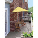 TERRACE MATES&#174; VILLA Standard 5 Pc. Set W/ 9 Ft. Umbrella, Yellow Sunbrella