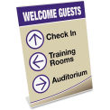 Deflect-o Sign Holder, DEF69701, Slanted Holder, 11&quot;W x 8.50&quot;H