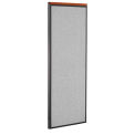 24-1/4"W x 61-1/2"H Deluxe Office Partition Panel, Gray